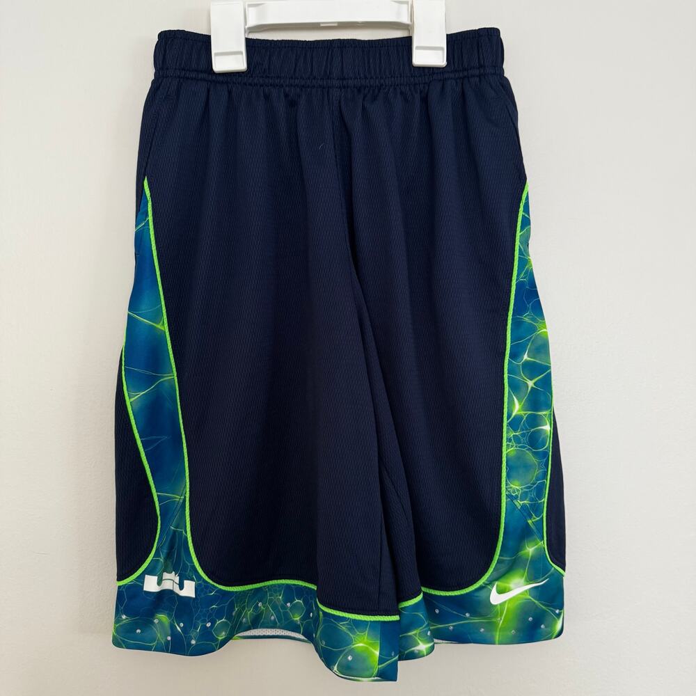 Nike Lebron Helix Elite Dri-Fit Athletic Shorts in Navy